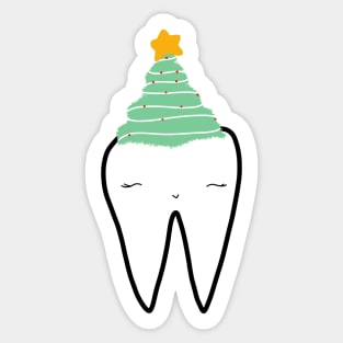 Molar Xmas Tree Sticker